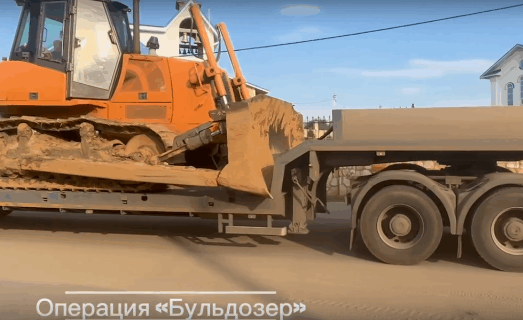 Ремонт дороги в Ендовище